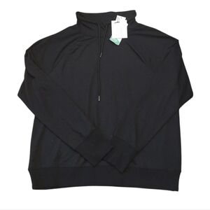 Thread & Supply Recreation Black Longsleeve Active Tee